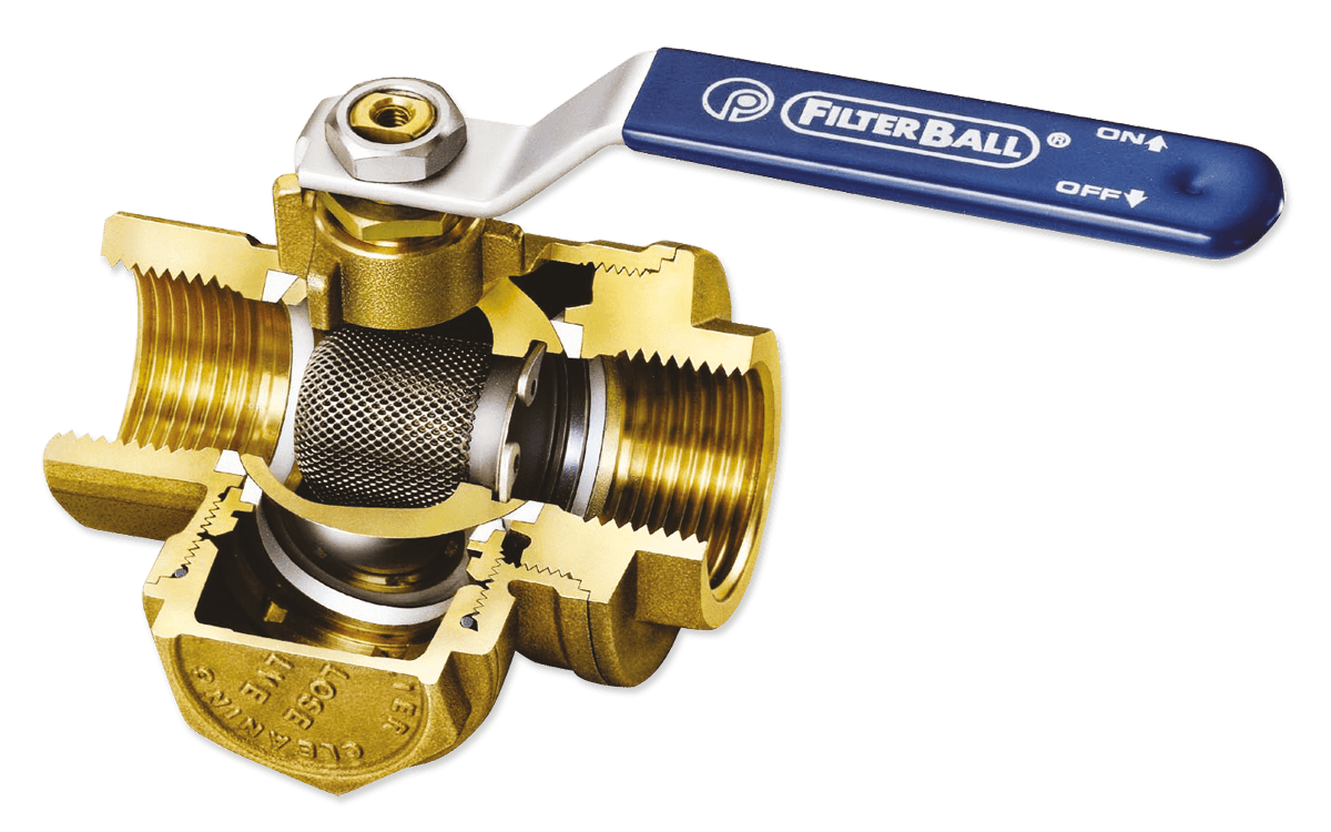 Filterball – 3-in-1 valve